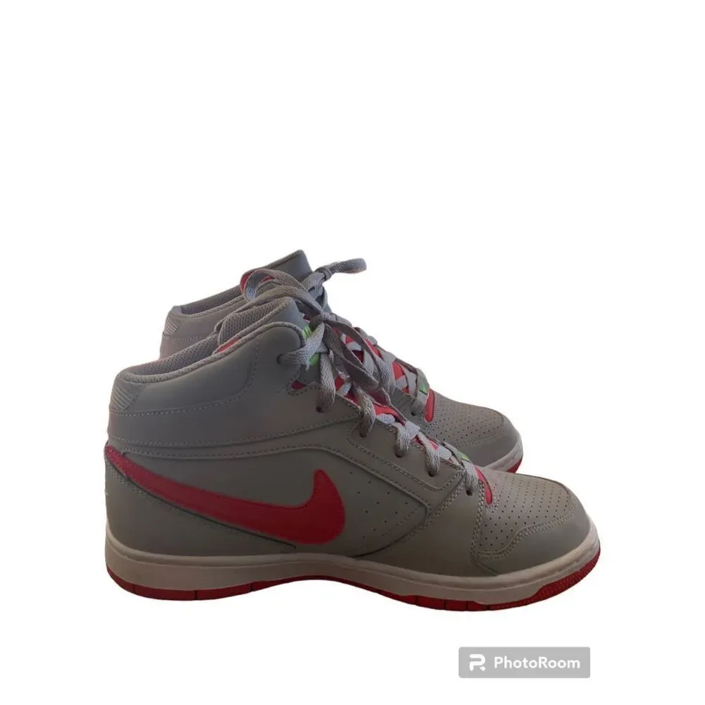NIKE PRESTIGE High Top Shoes Youth 9.5 gray/red